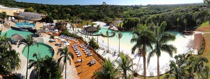 Luau acontecerá na piscina do Mabu Thermas Grand Resort